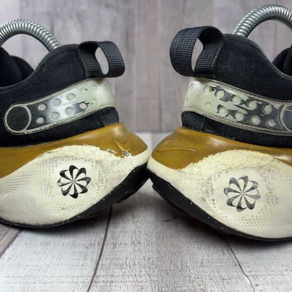 Nike ReactX Infinity Run 4 Men's Size 9.5 Running Shoes Sneakers Black Bronzine - Picture 13 of 16